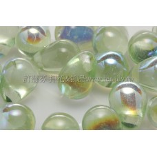 6X8mm捷克水滴形珠-珠光翠橄欖綠-20個