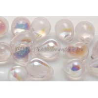 6X8mm捷克水滴形珠-玫瑰淡粉色-20個