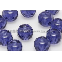 4X6mm捷克車輪珠-紫晶色-1包-10個