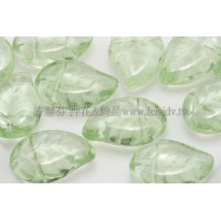 9x12mm捷克菩提葉形珠-翠橄欖綠-20個