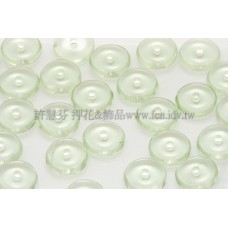 捷克飛碟珠6mm翠橄欖綠-20個