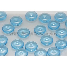 捷克飛碟珠6mm海寶藍色-20個