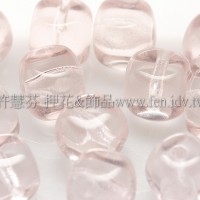 捷克方形珠5mm玫瑰淺粉色-20個