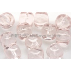 捷克方形珠5mm玫瑰淺粉色-20個