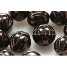 捷克南瓜珠8mm深咖啡色-10個