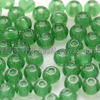 捷克圓形珠3mm祖母綠-50個
