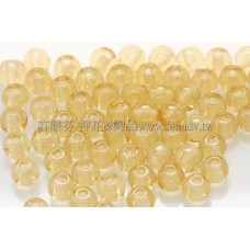 捷克圓形珠3mm琥珀色-50個