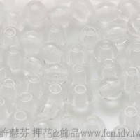 捷克圓形珠3mm晶亮水晶色-50個