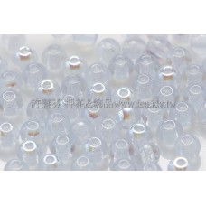 捷克圓形珠3mm愛麗絲珠光淺藍-50個