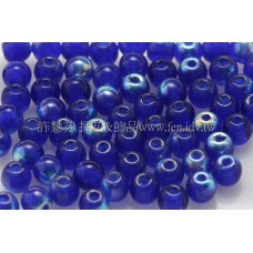 捷克圓形珠3mm炫光月夜藍-50個