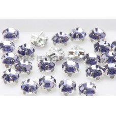 捷克四孔爪4mm紫羅青藍鑽