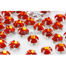 捷克四孔爪鑽4mm鮮紅色