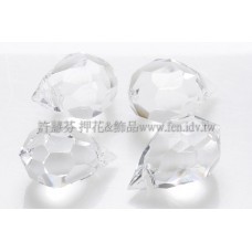 6*10mm捷克角面水滴珠透明水晶色