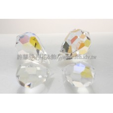6*10mm捷克角面水滴珠_透明水晶色AB