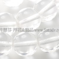 12mm捷克圓形珠_晶亮水晶色