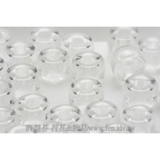 6mm捷克花輪圓形_晶亮透明色