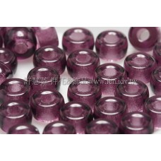 6mm捷克花輪圓形_暗紫紅