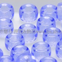 6mm捷克花輪圓形_淺海藍