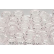 6mm捷克花輪圓形_水蜜桃粉紅