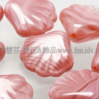 14mm捷克貝殼珠-印度紅