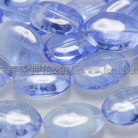 12*10mm橢圓形珠-藍寶石冰晶