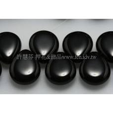 12*16胖水滴形珠_黑色