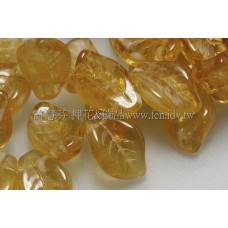 14*9夜光紫藤葉-冰晶黃玉色