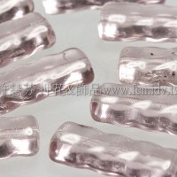 捷克綜合珠-19-8mm透明紫藕色