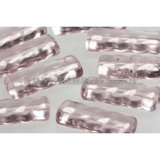 捷克綜合珠-19-8mm透明紫藕色