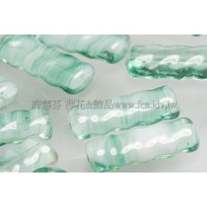 捷克綜合珠-19-8mm不透明綠翠玉