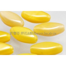 捷克綜合珠-17-8mm黃色軟糖