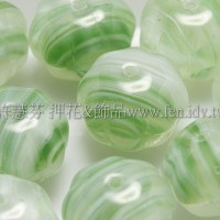 捷克綜合珠-8-11mm雪白青苔