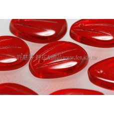 捷克綜合珠-17-13mm紅寶石色