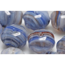 捷克綜合珠-8-11mm條紋丹寧布