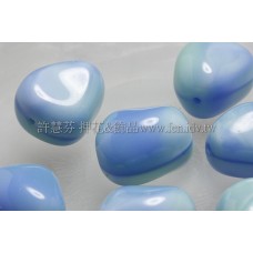 捷克綜合珠-16-14mm旋渦小藍莓