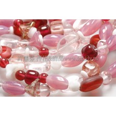 珠寶樂園-粉色愛情系列混合珠