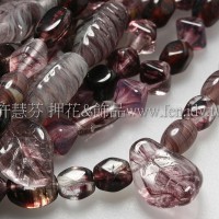 珠寶樂園-紫色旋渦系列混合珠