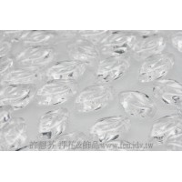 5X10mm捷克楔形葉珠-透明色-1包-20個