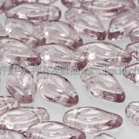 5X10mm捷克楔形葉珠-紫芋色-1包-20個