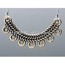 7孔圓弧古典編織項鍊配件青古美