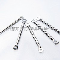 雙孔螺旋連接配件代白-10個