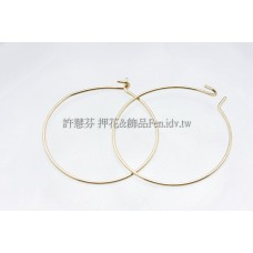 DIY耳圈金-直徑25mm-2個