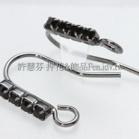 晶鑽魚耳勾-14mm-1對