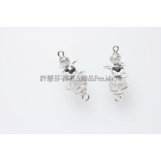 太空行星銀彩-連接配件正白