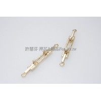 直式雙水鑽-長34mm-2個