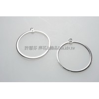 圓環-連接配件亮鎳色