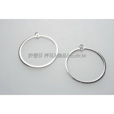 圓環-連接配件亮鎳色