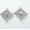 珠網水鑽菱形-連接配件正白
