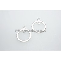 圓環-連接配件亮鎳色