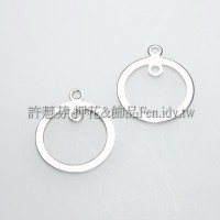 圓環-連接配件亮鎳色